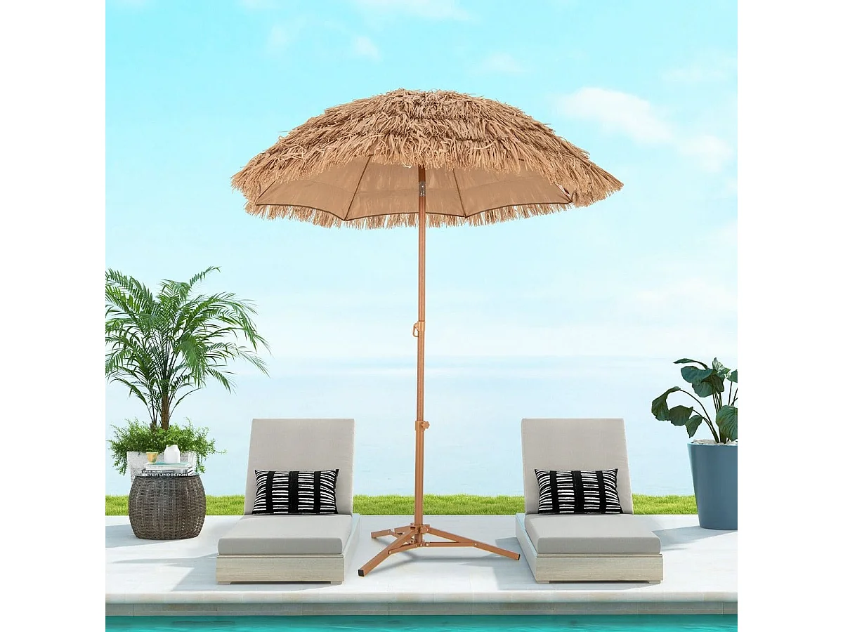 Trädgårdsparaply i hawaiistil Strandparaply