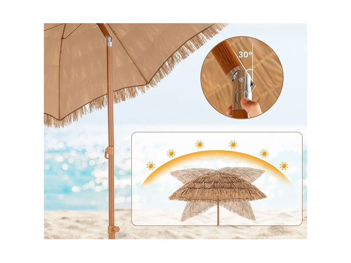 Trädgårdsparaply i hawaiistil Strandparaply
