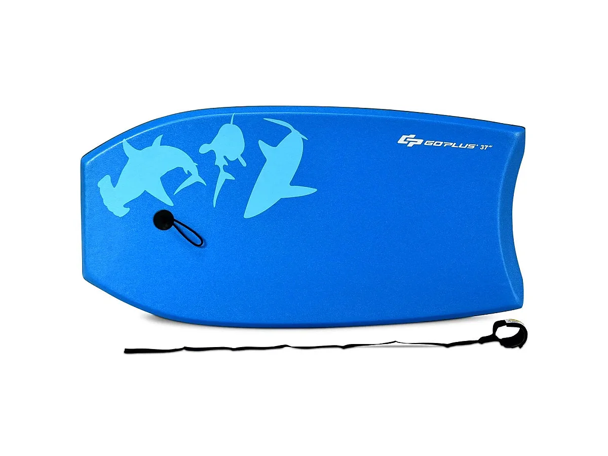 Bodyboard-Paddle-Board mit Sicherheitsgurt, 83 × 47 × 5,5 cm
