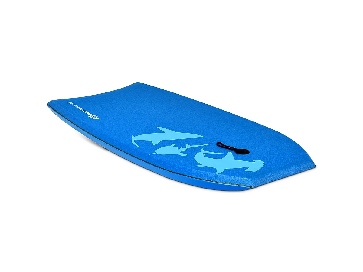 Bodyboard-Paddle-Board mit Sicherheitsgurt, 104 x 47 x 5,5 cm