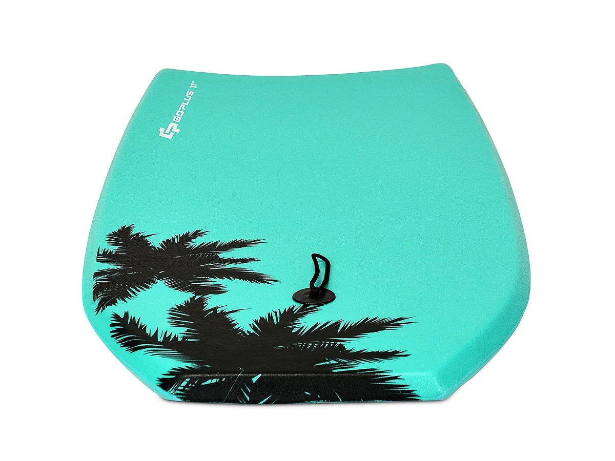Bodyboard-Paddle-Board mit Sicherheitsgurt, 94 x 47 x 5,5 cm