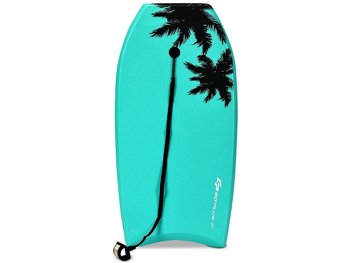 Bodyboard-Paddle-Board mit Sicherheitsgurt, 94 x 47 x 5,5 cm