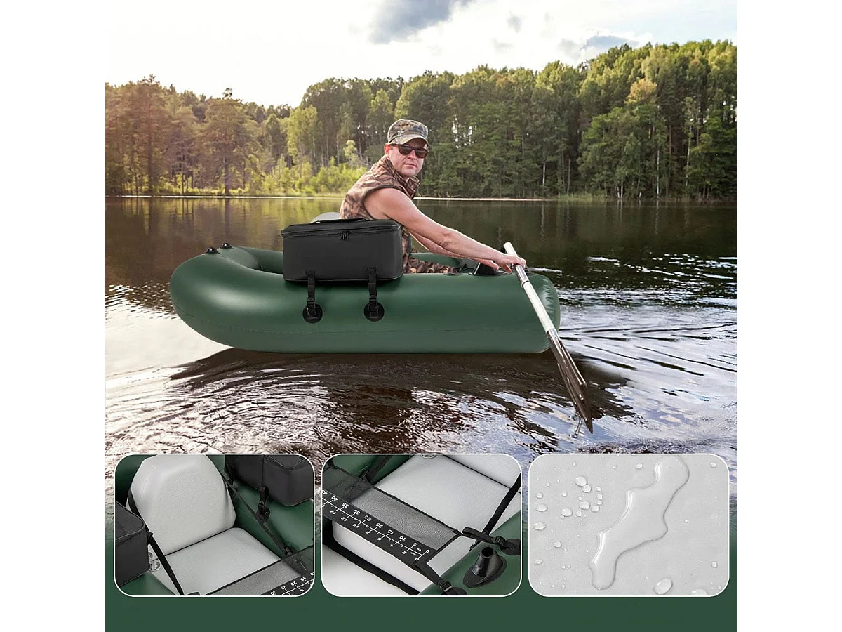 Belly Boat – Angel-Schlauchboot mit Taschen