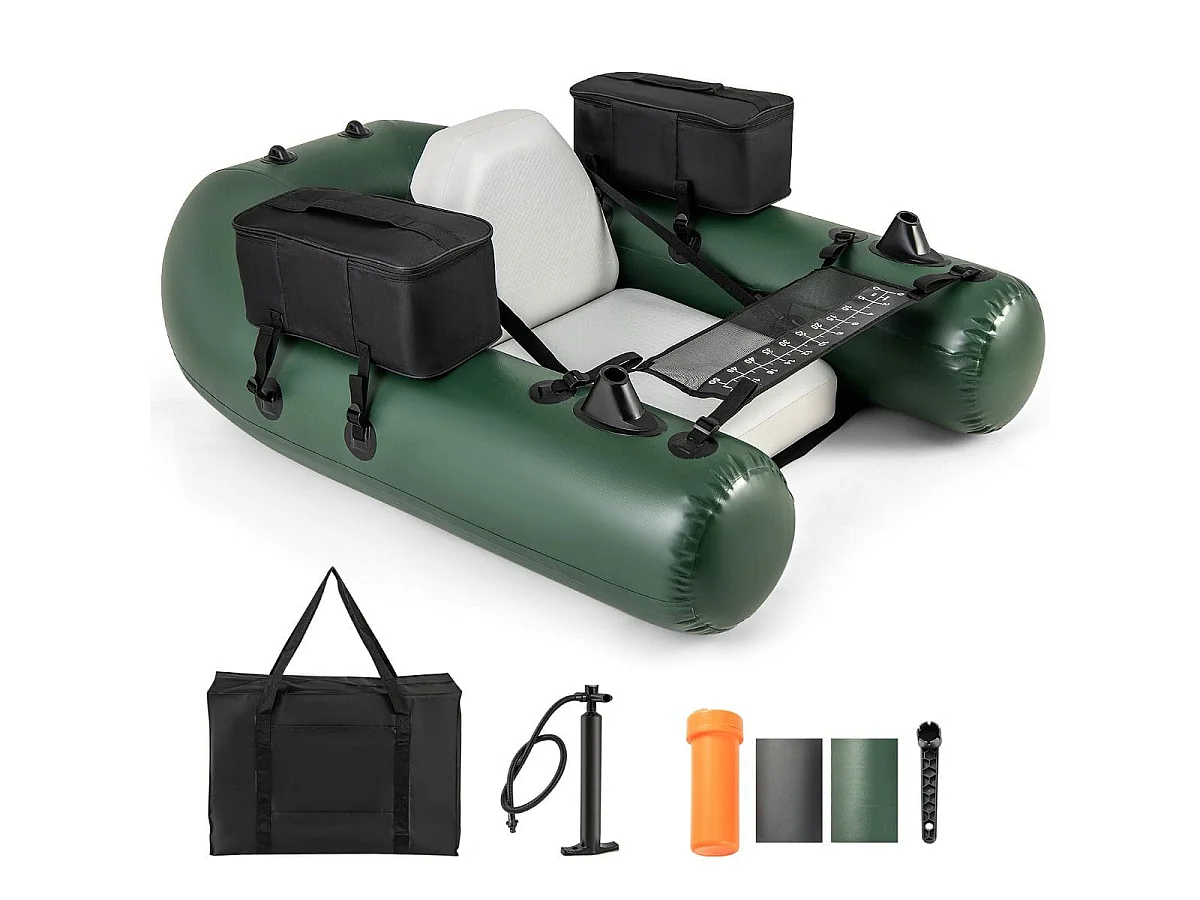 Belly Boat – Angel-Schlauchboot mit Taschen