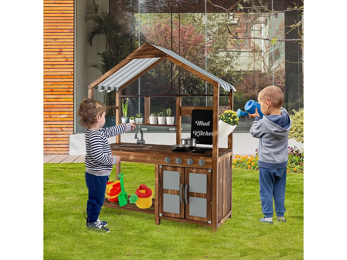 Cucina da giardino giocattolo per bambini