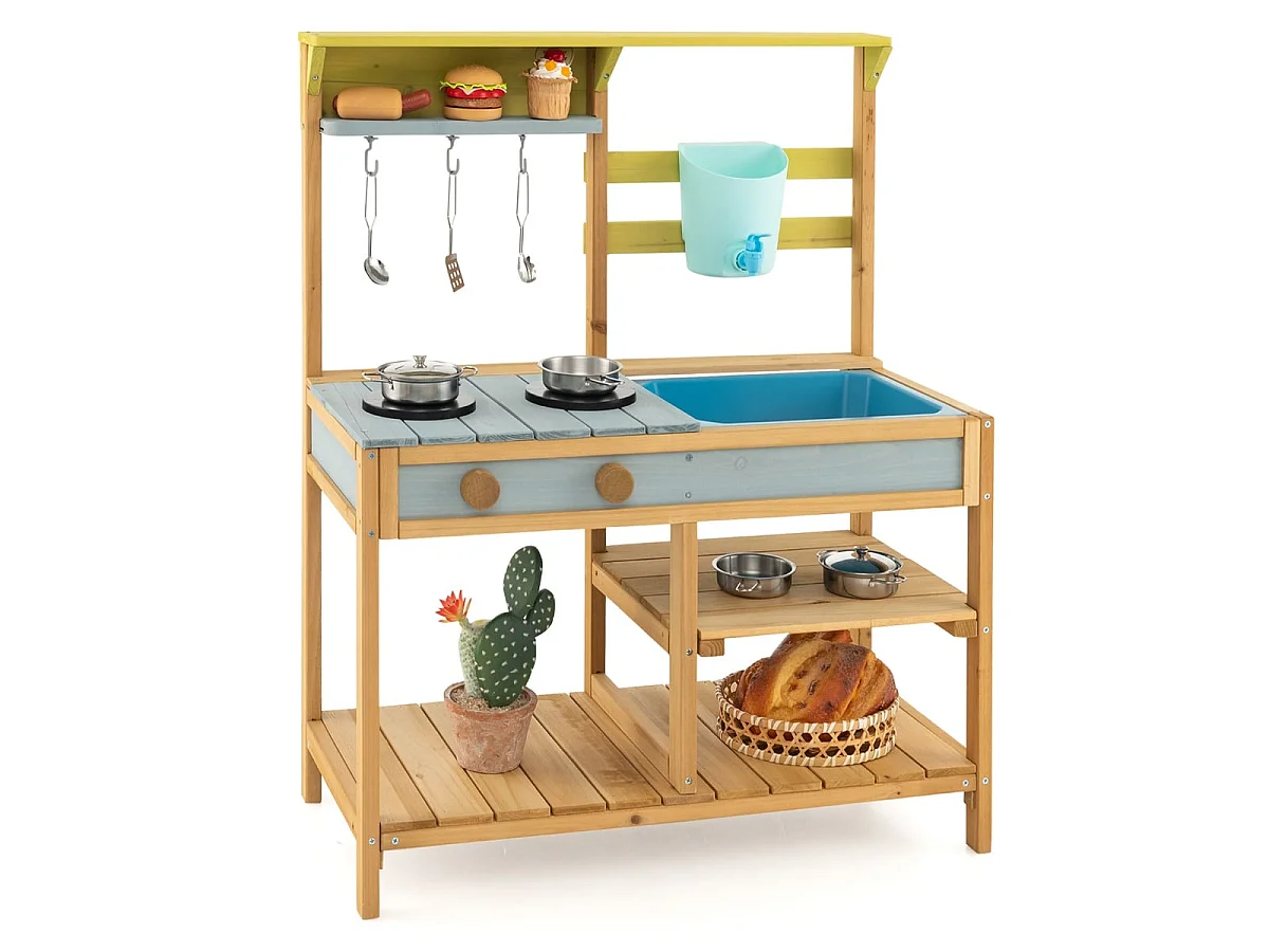 Cucina giocattolo in legno per bambini