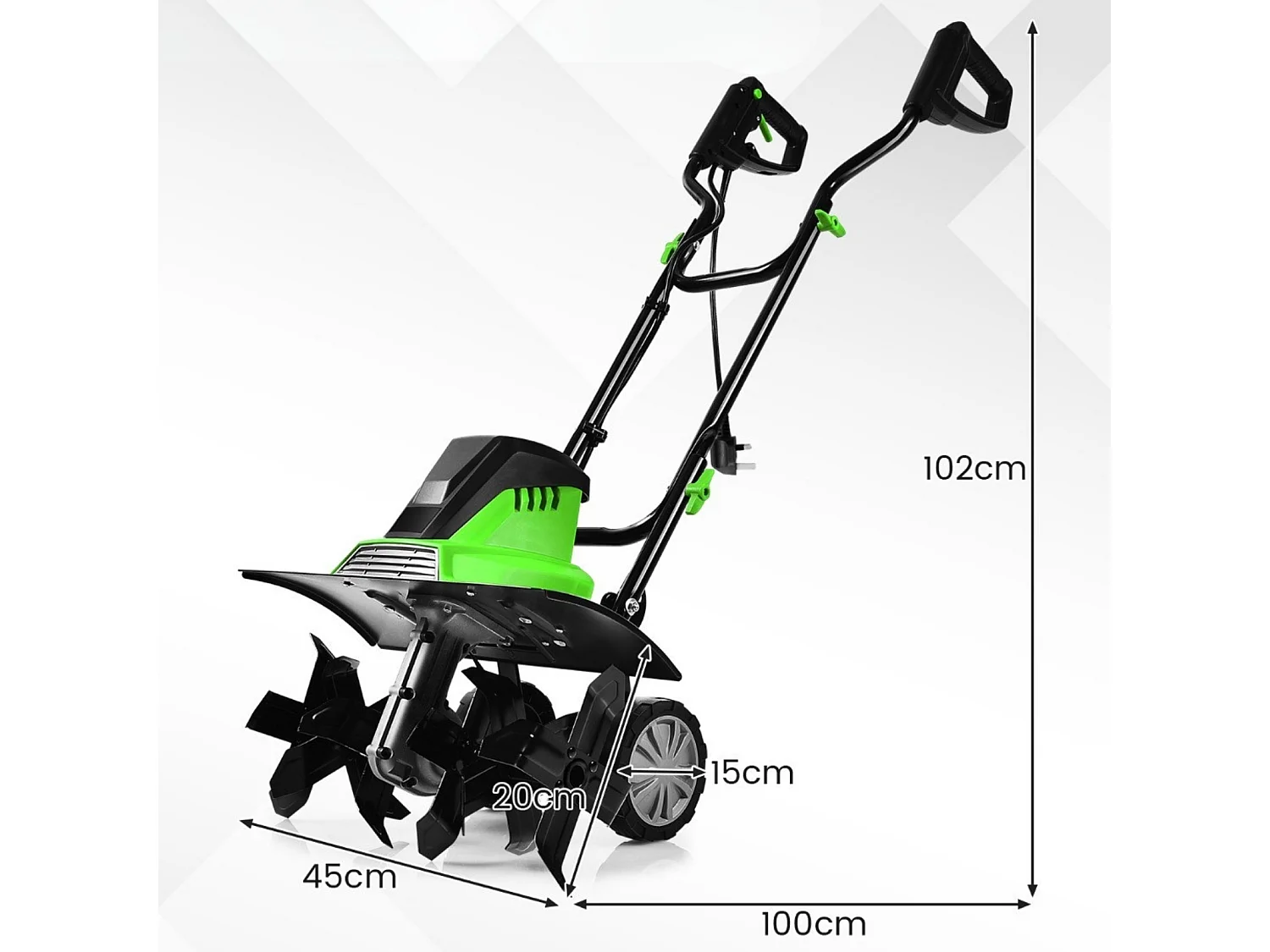Fresa elettrica da giardino Fresa per giardino
