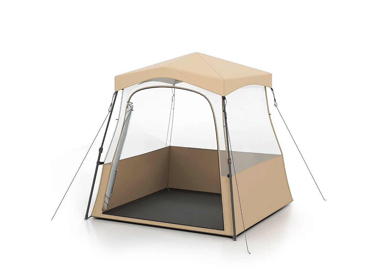 Tente de camping pop-up transparente, 183 x 135 x 175 cm