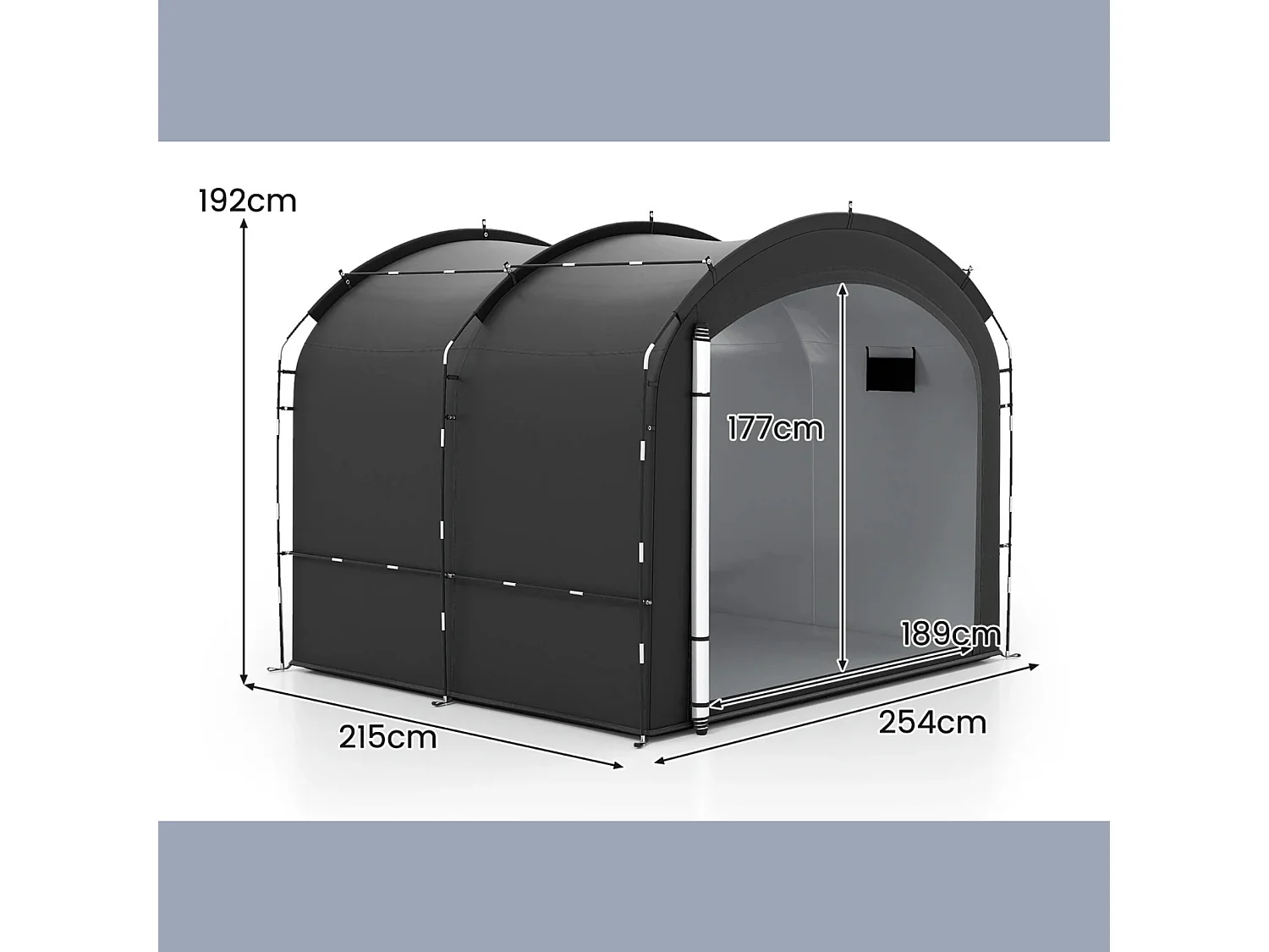 Garage portatile per biciclette - Tettoia per biciclette in tessuto impermeabile