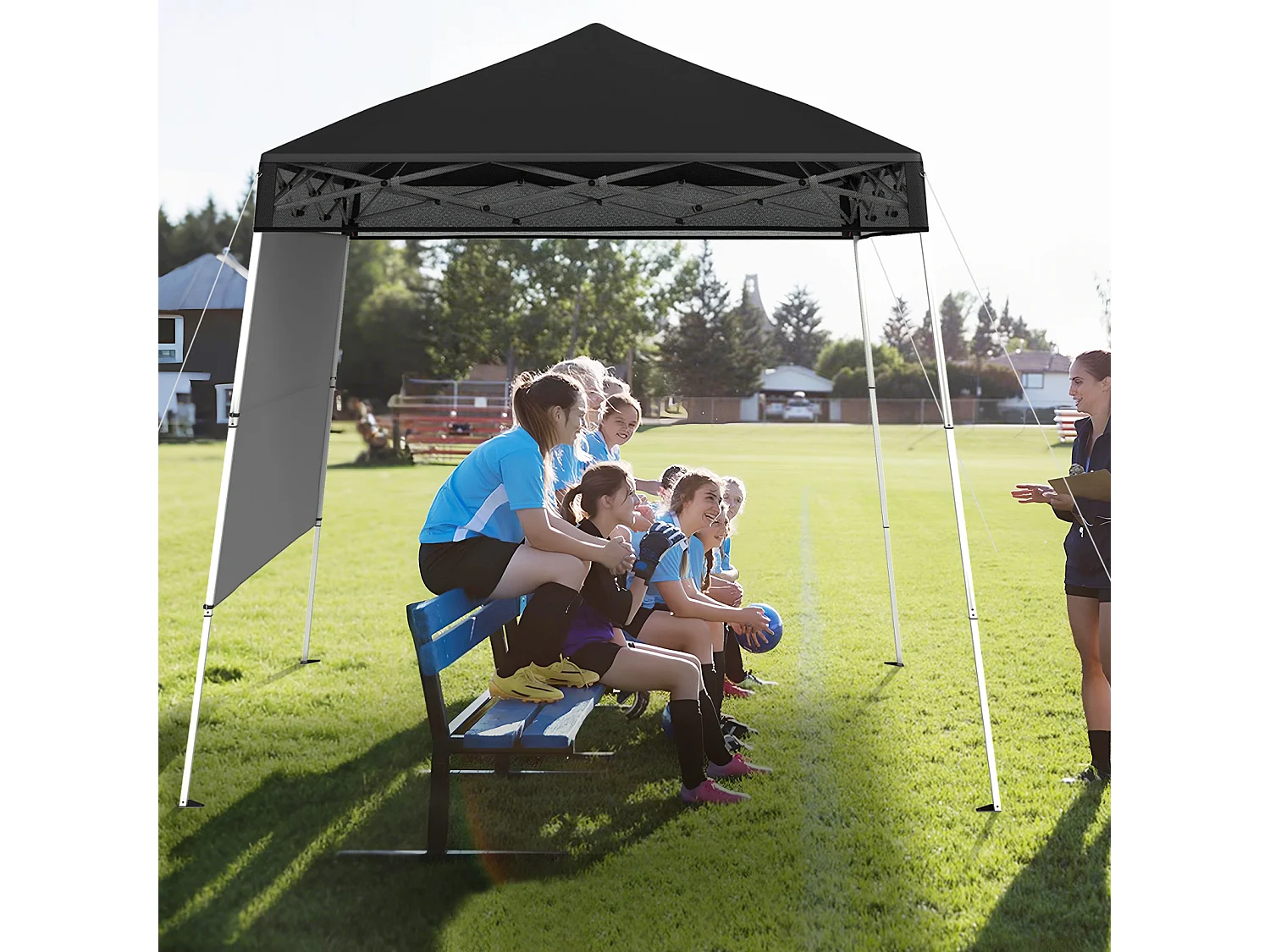 Gazebo pieghevole - Tenda da giardino con borsa da trasporto 180 x 180 cm