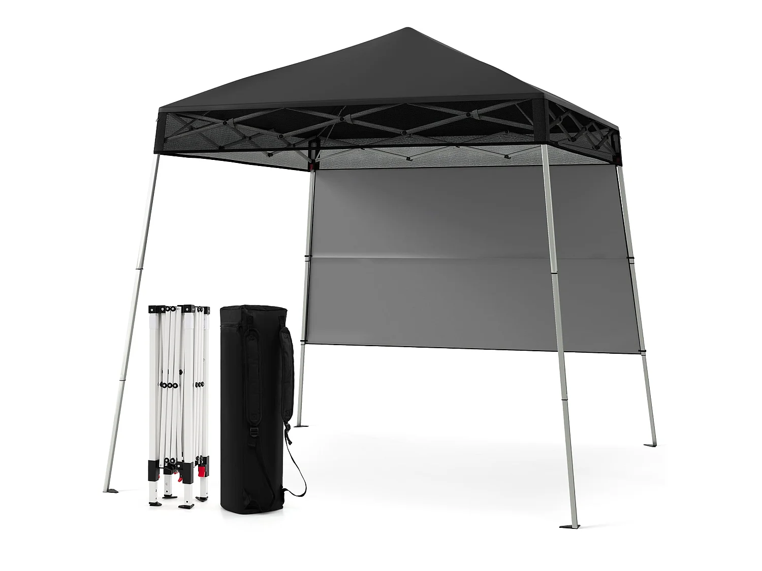 Gazebo pieghevole - Tenda da giardino con borsa da trasporto 180 x 180 cm