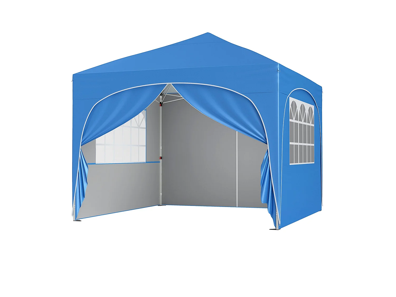 Gazebo da giardino Tenda da giardino Gazebo per eventi 300 x 300 x 286 cm