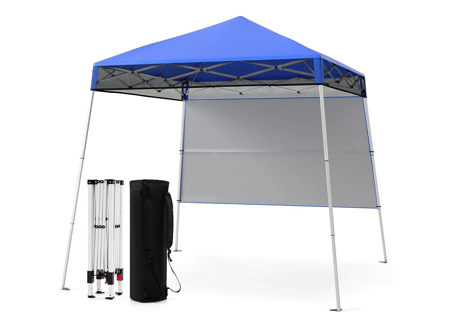 Hopfällbar paviljong – Trädgårdstält med transportväska, 180 × 180 cm