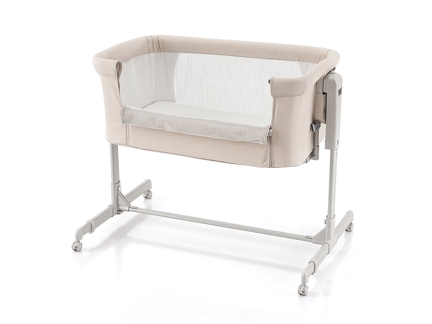 Anstellbett auf Rollen für Säuglinge – Babybett