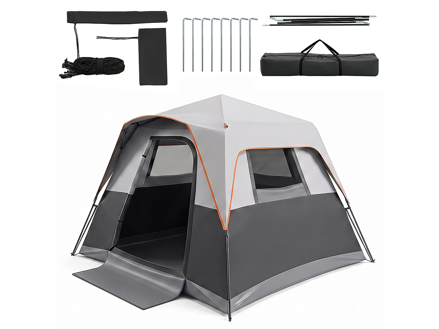 Tenda da campeggio pop-up per 6 persone Tenda da campeggio