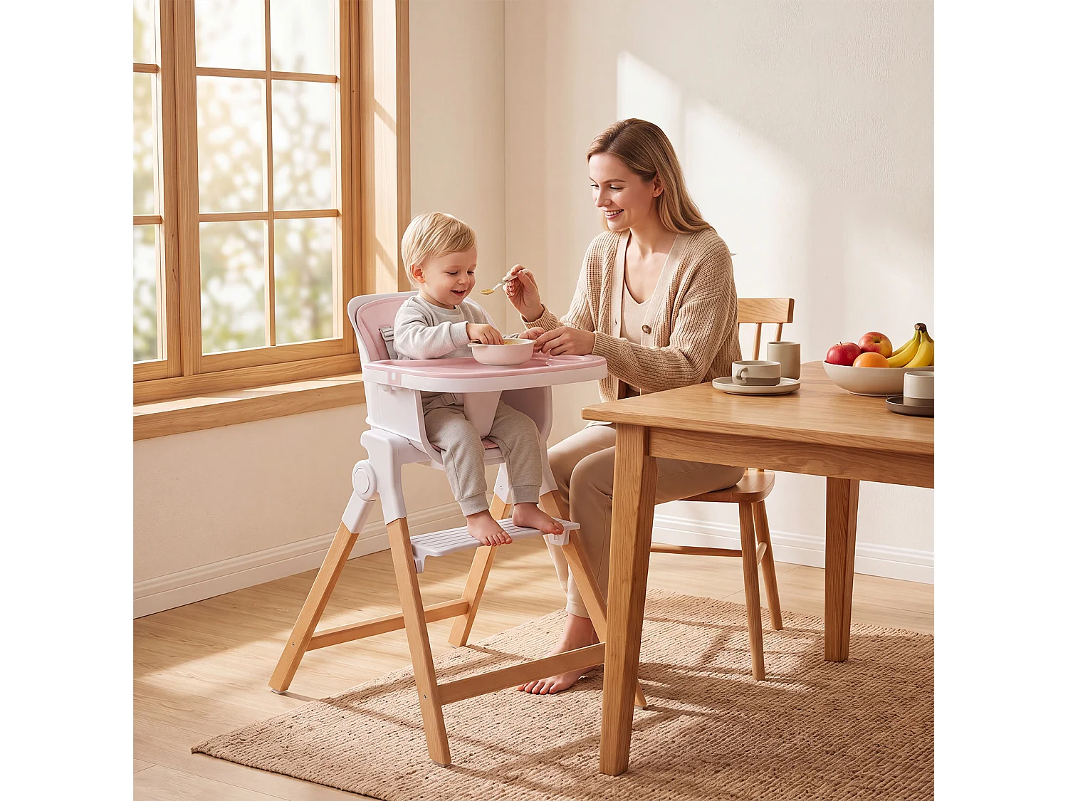 Chaise haute réglable pour enfant Chaise haute
