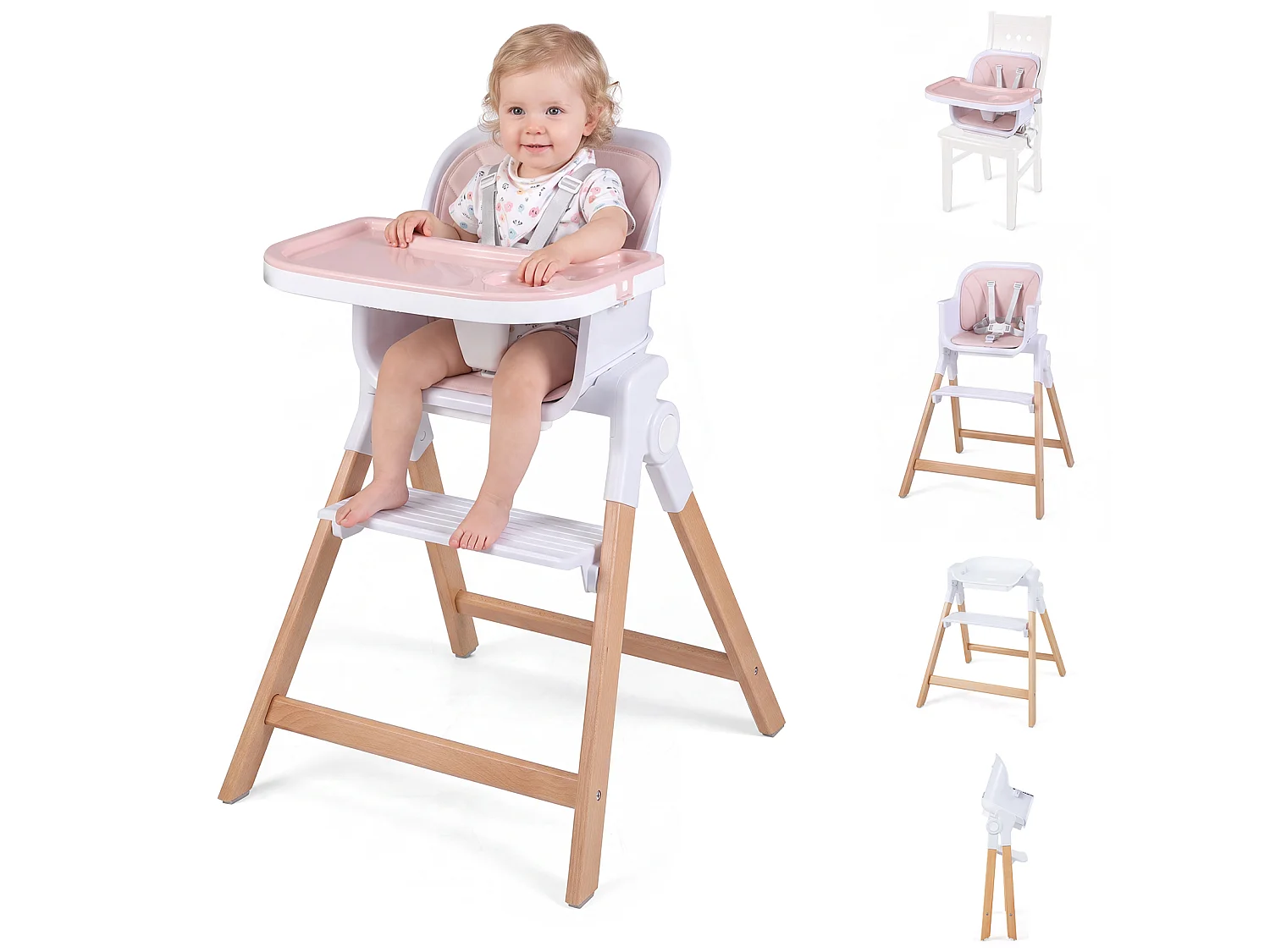 Chaise haute réglable pour enfant Chaise haute