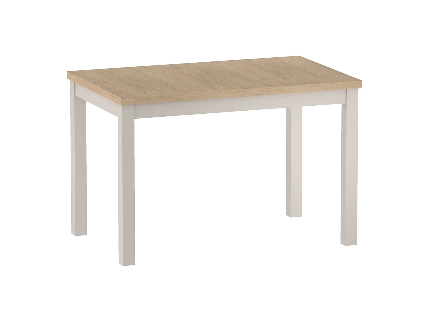 Impact Furniture Ramen Plus Mini Extendable Dining Table 100-140cm Cashmere Beige and Light Oak Effect
