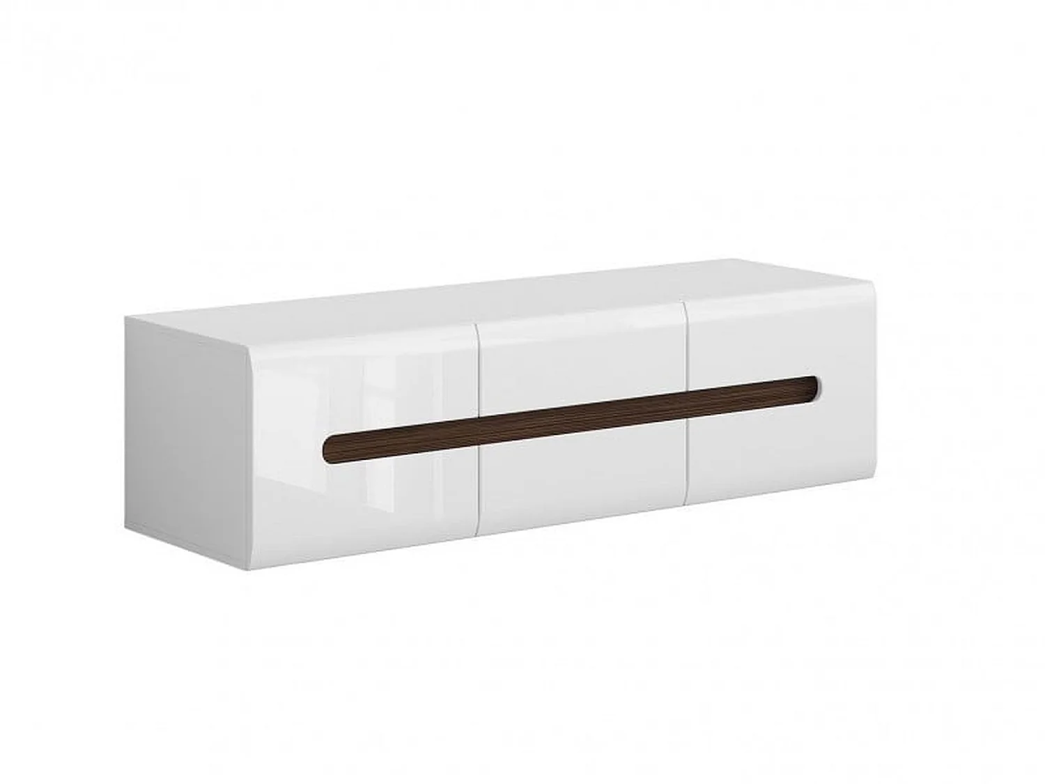 Azteca 150cm White Gloss TV Stand with Soft-Close Drawers and Doors, Fits up to 60in TV