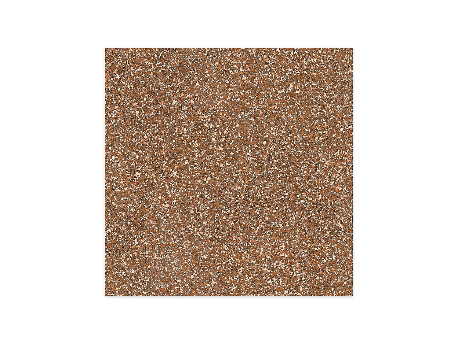 Carrelage Vintage effet Terrazzo Rouge 90x90x0,9 cm Belrosa - Sol et mur intérieur et Sol extérieur (vendu par carton de 1,62 m²) - RO'MA CARRELAGE