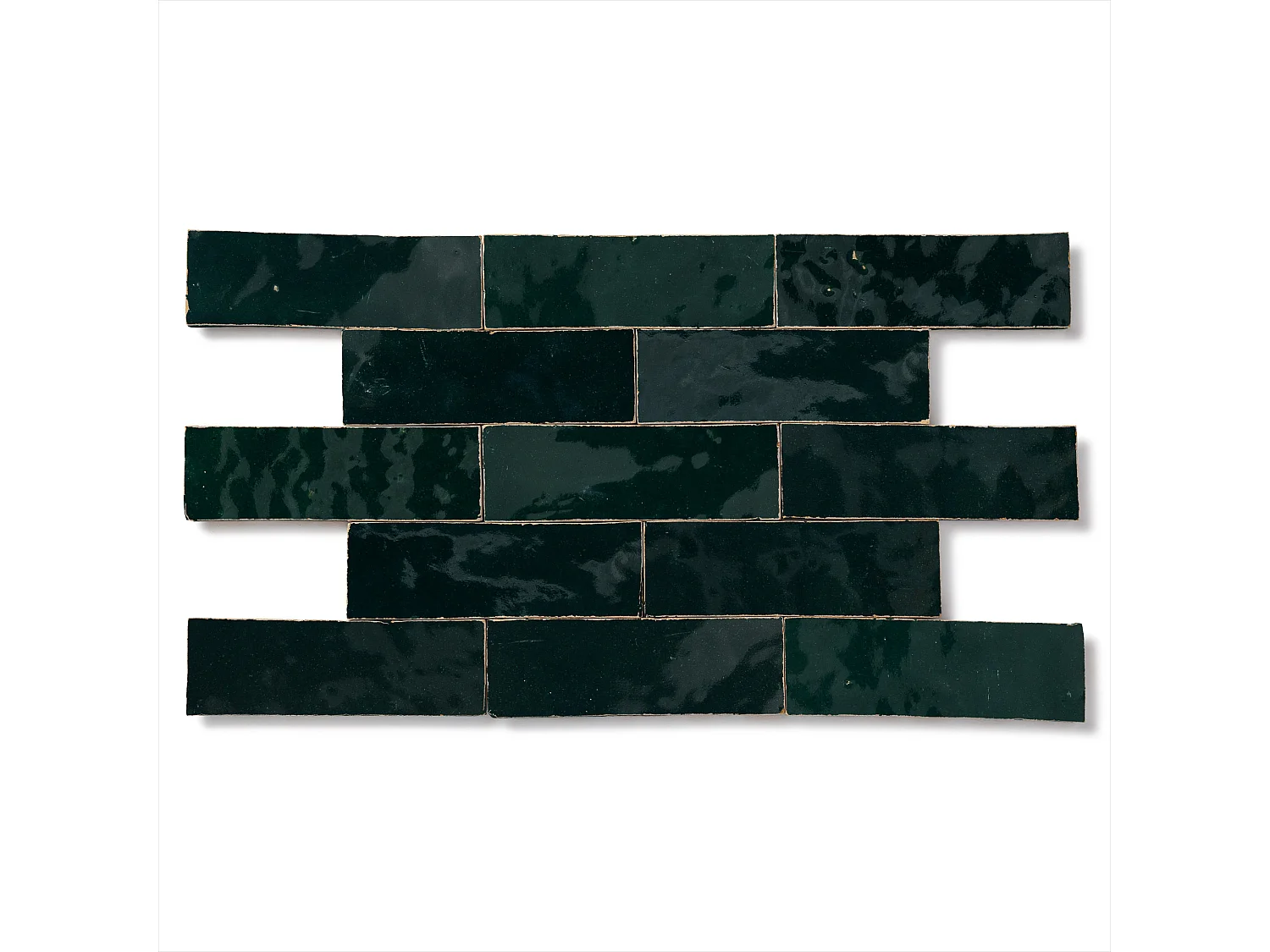 Carrelage Zellige Marocain Bleu Océan 5x15 cm (vendu par 1 m²) - RO'MA NATURE