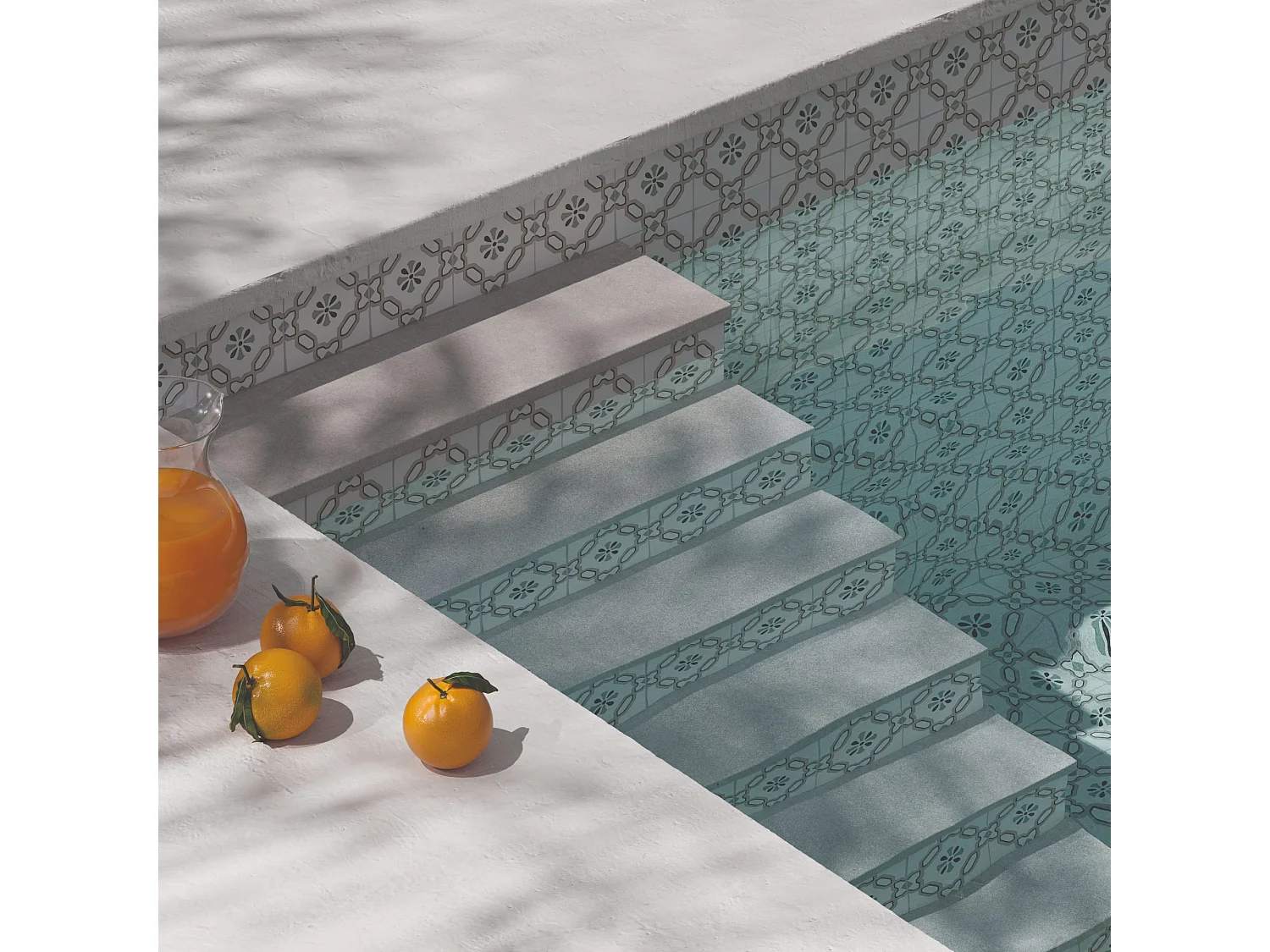 Carrelage effet Carreau ciment Marilis Beige 12,3x12,3x0,87 cm Tanerio - Sol et mur intérieur (vendu par carton de 0,51 m²) - RO'MA CARRELAGE