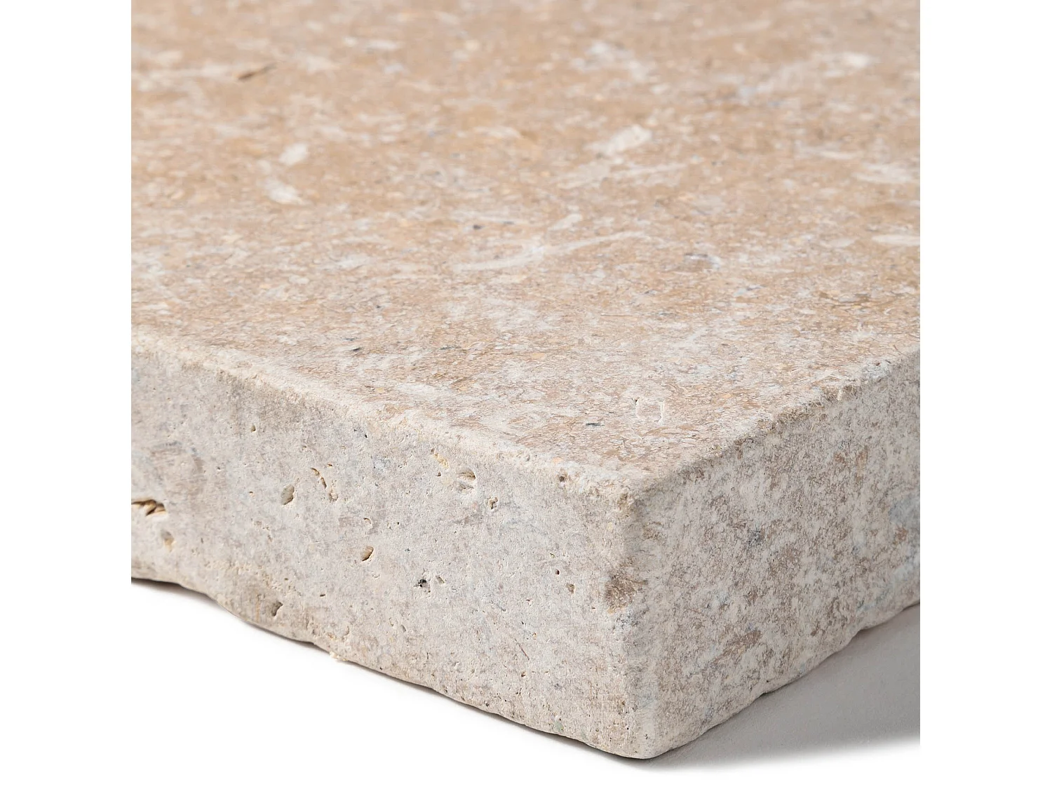 Margelle de piscine Pierre d'Egypte Beige 60x30x3 cm Bord Droit (à l'unité) - RO'MA NATURE
