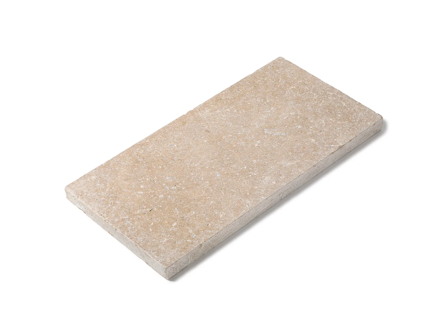 Margelle de piscine Pierre d'Egypte Beige 60x30x3 cm Bord Droit (à l'unité) - RO'MA NATURE