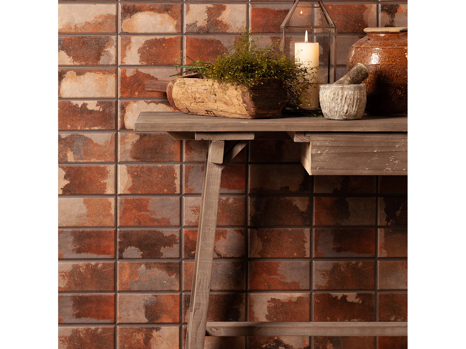 Carrelage Vintage effet Parquet Bois Noir Vieilli Versailles 45x45x0,95 cm Virelno - Sol intérieur (vendu par carton de 1 m²) - RO'MA CARRELAGE