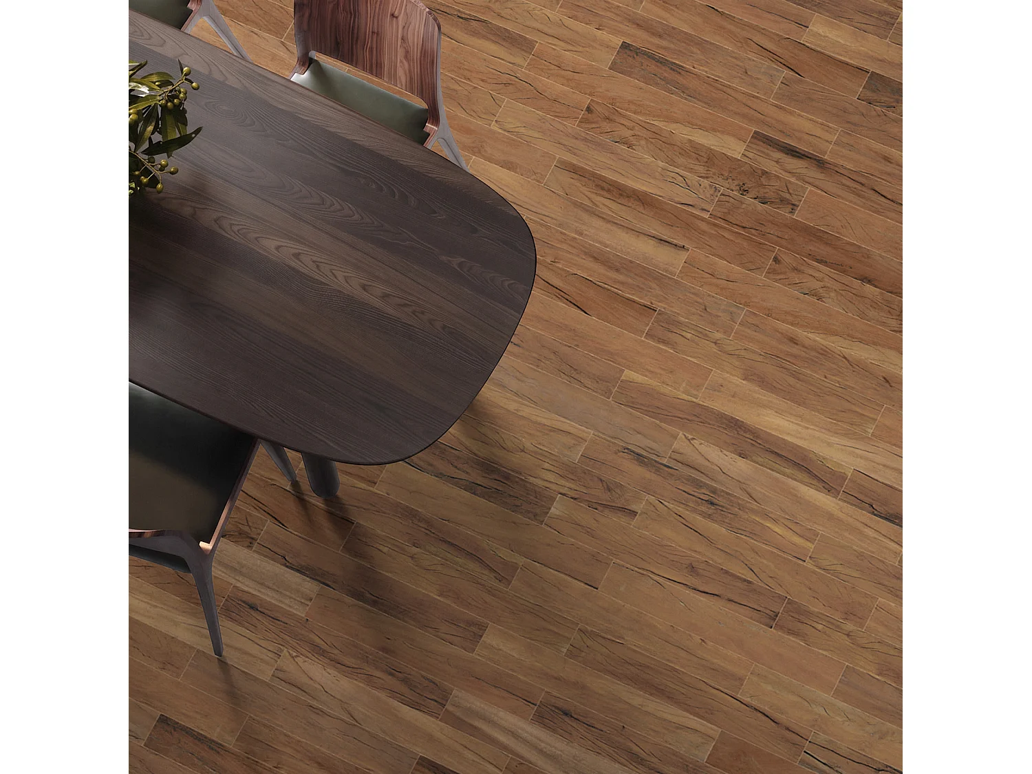 Carrelage Vintage effet Parquet Bois Brut Vieilli 45x7,3x0,95 cm Virelno - Sol et mur intérieur (vendu par carton de 0,82 m²) - RO'MA CARRELAGE