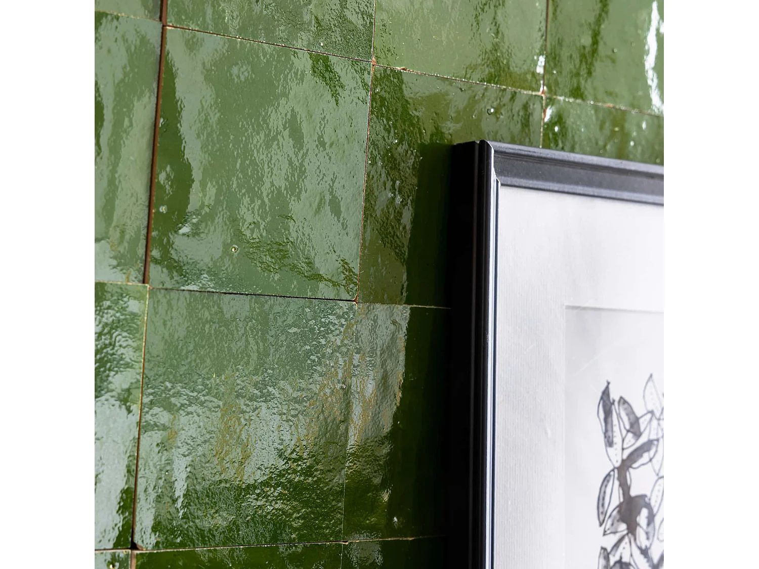 Carrelage Zellige Marocain Vert Impérial 10x10 cm (vendu par 1 m²) - RO'MA NATURE