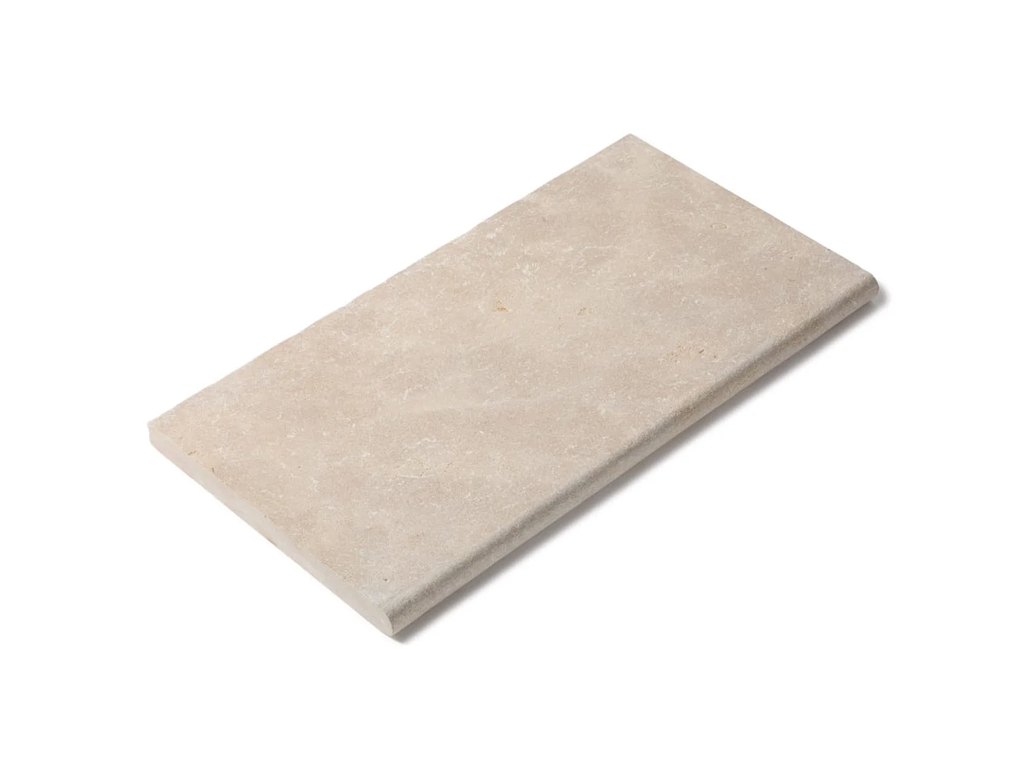 Margelle de piscine Pierre de l'Atlas Beige 61x33x3 cm Bord 1/2 Rond (à l'unité) - RO'MA NATURE