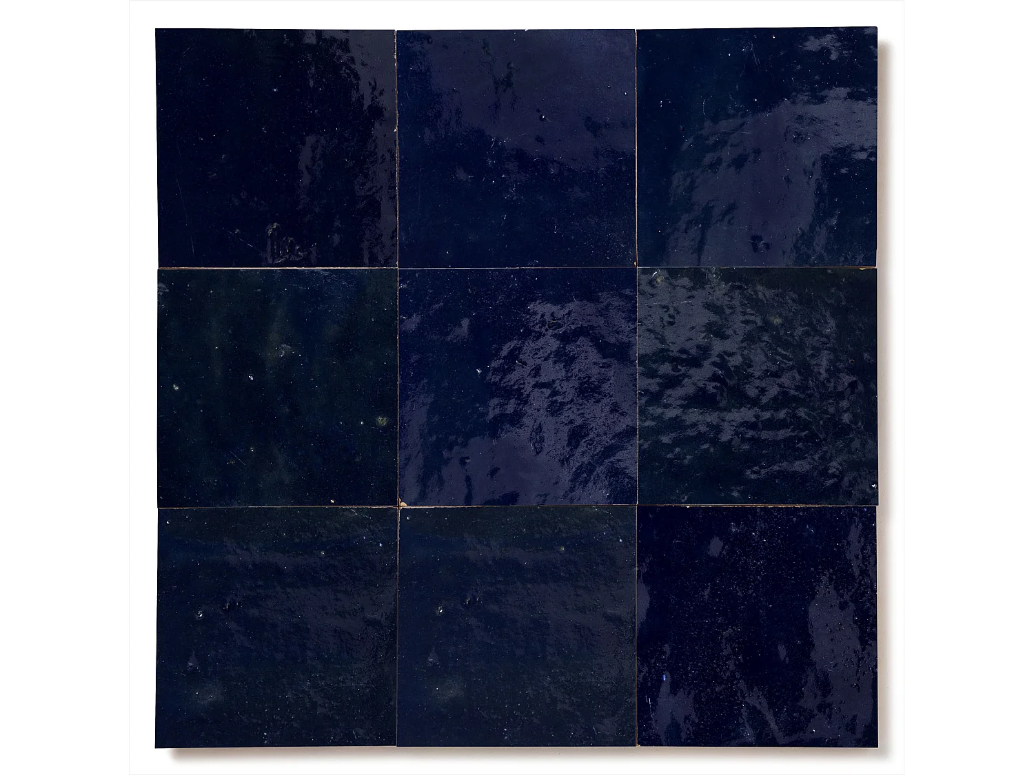 Carrelage Zellige Marocain Bleu Nuit 10x10 cm (vendu par 1 m²) - RO'MA NATURE