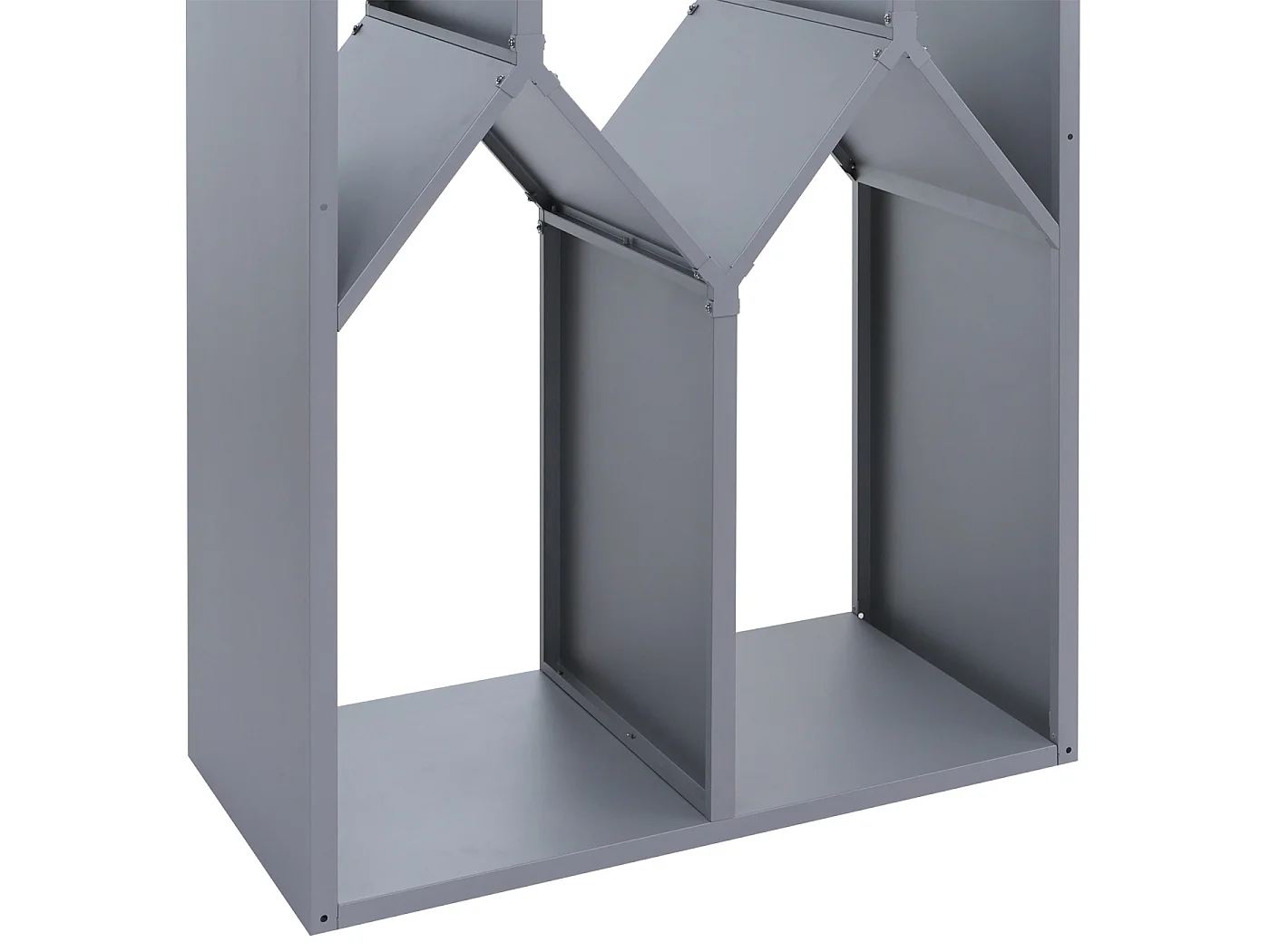 Brennholzlager MCW-P76, Grau