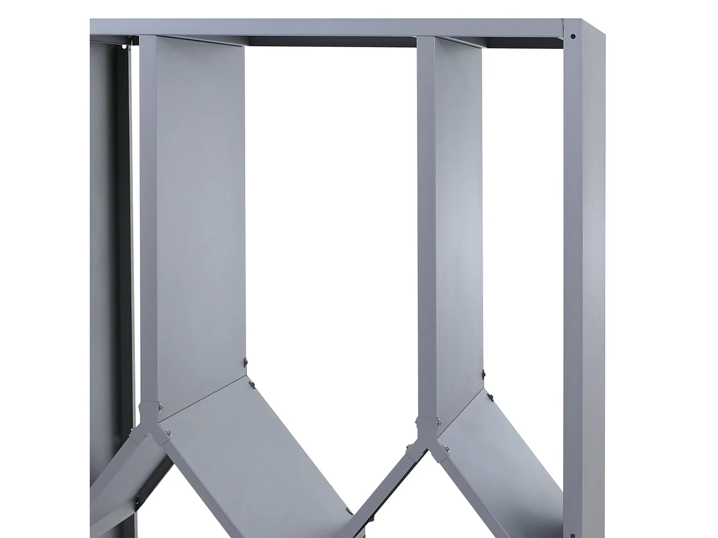 Brennholzlager MCW-P76, Grau