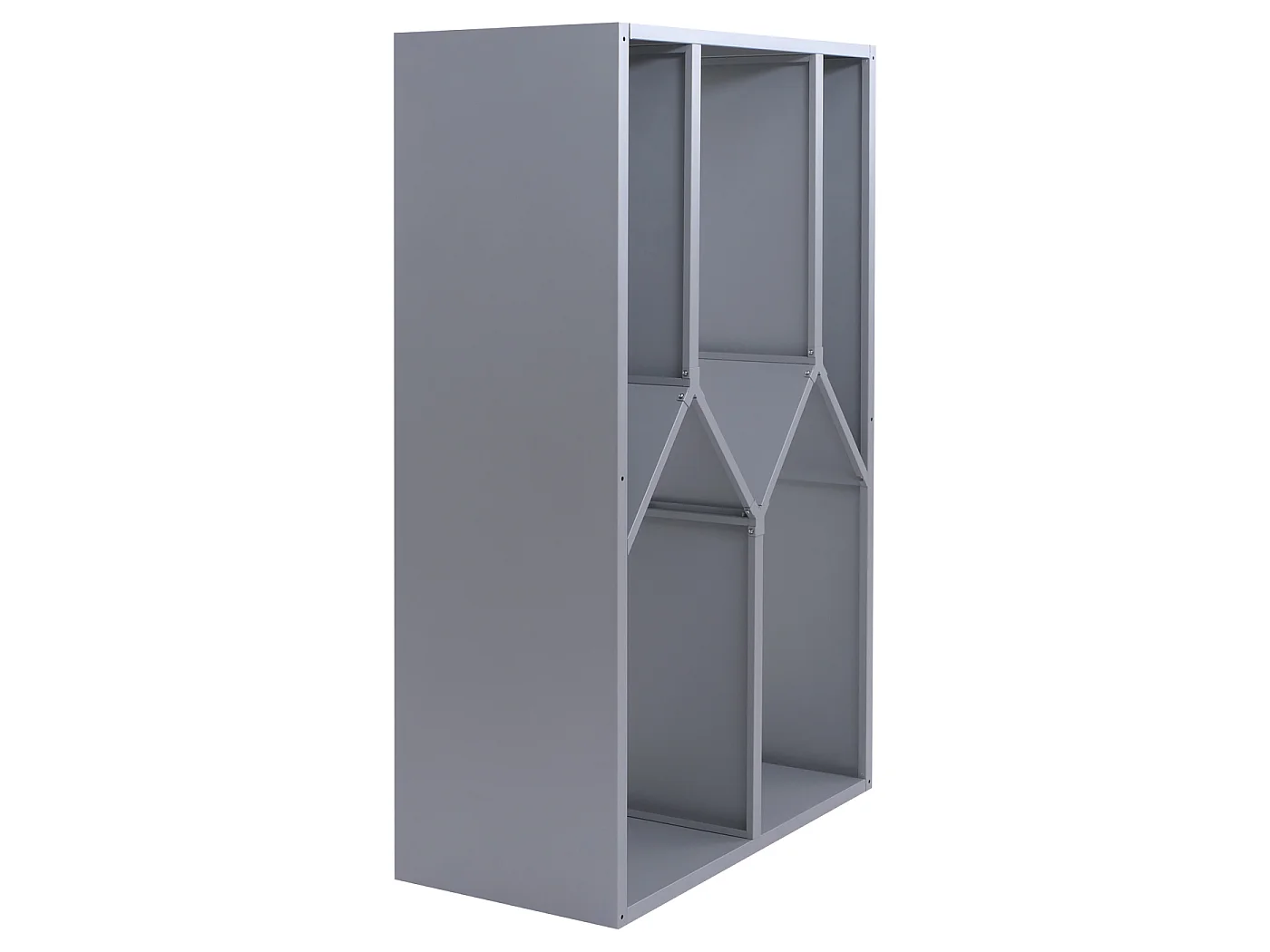 Brennholzlager MCW-P76, Grau
