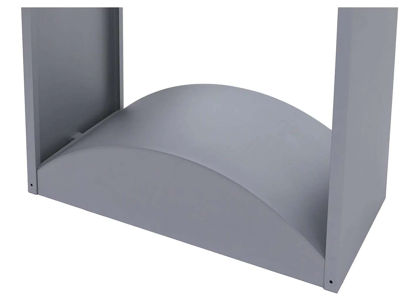 Stockage de bois de chauffage MCW-P77,  gris