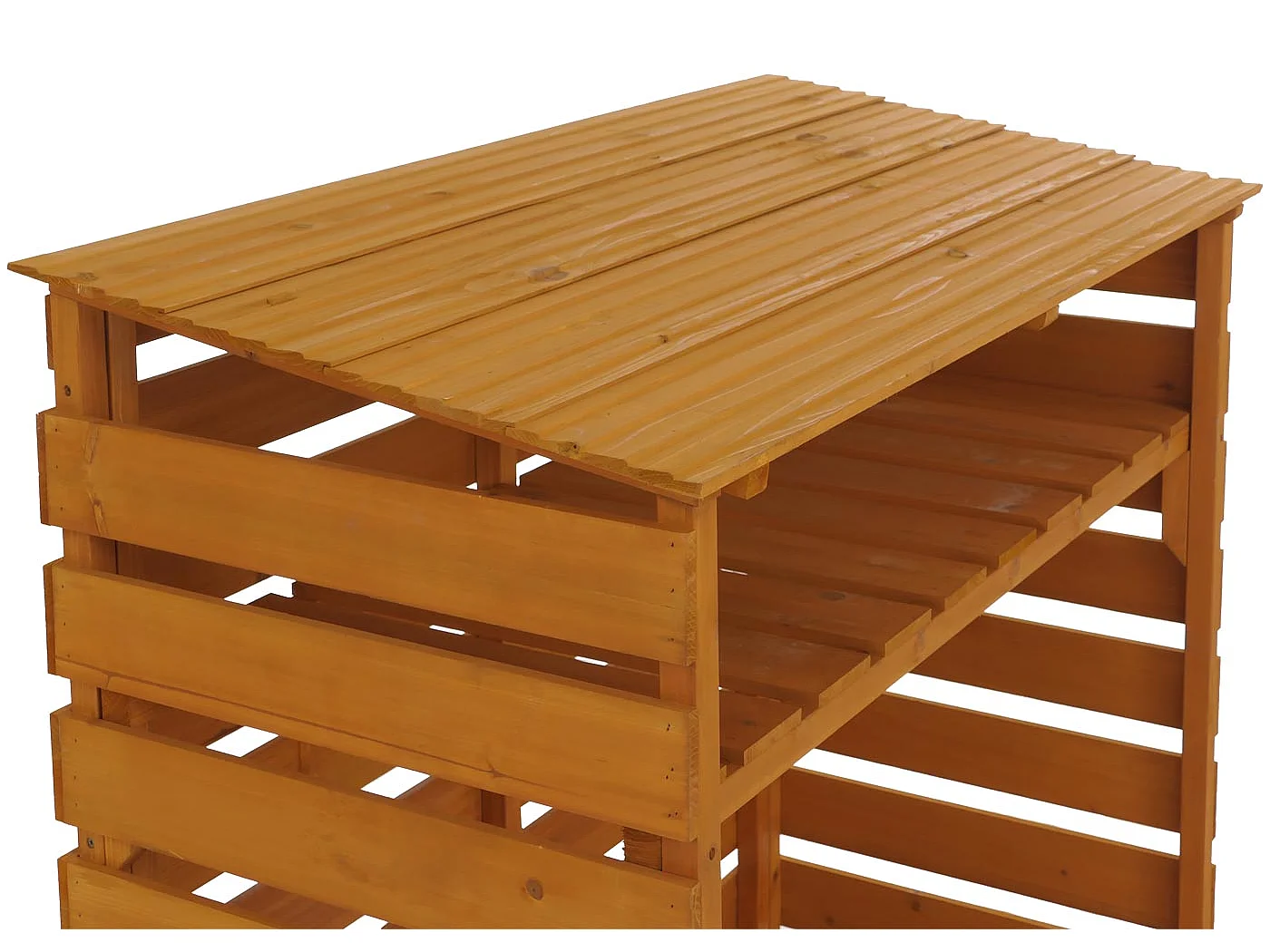 Stockage de bois de chauffage MCW-Q16,  naturel