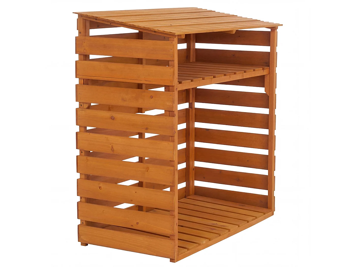 Stockage de bois de chauffage MCW-Q16,  naturel