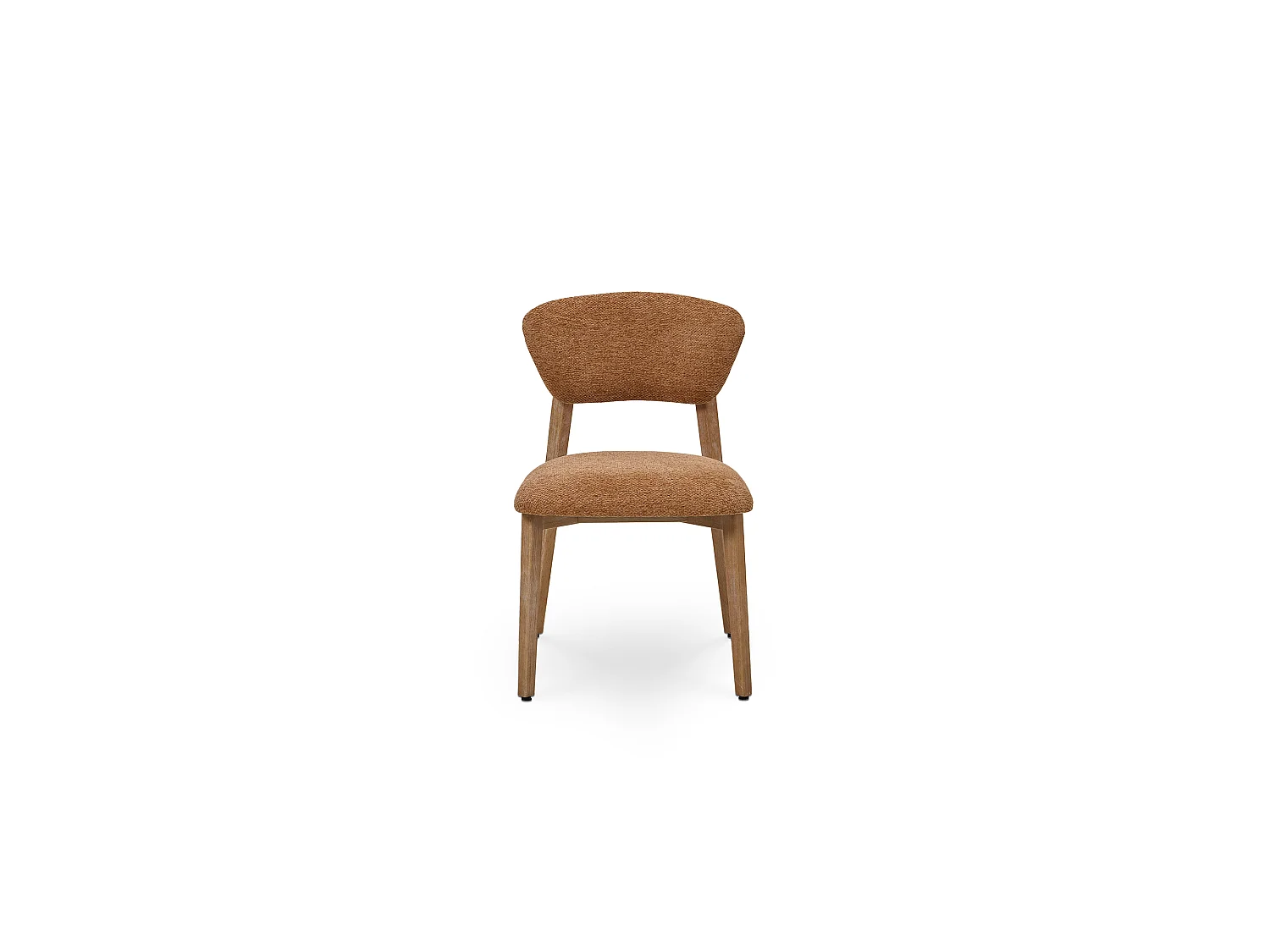 Chaise de salle à manger ANCHOR en hêtre et tissu 48x54x80 (lot de 2)