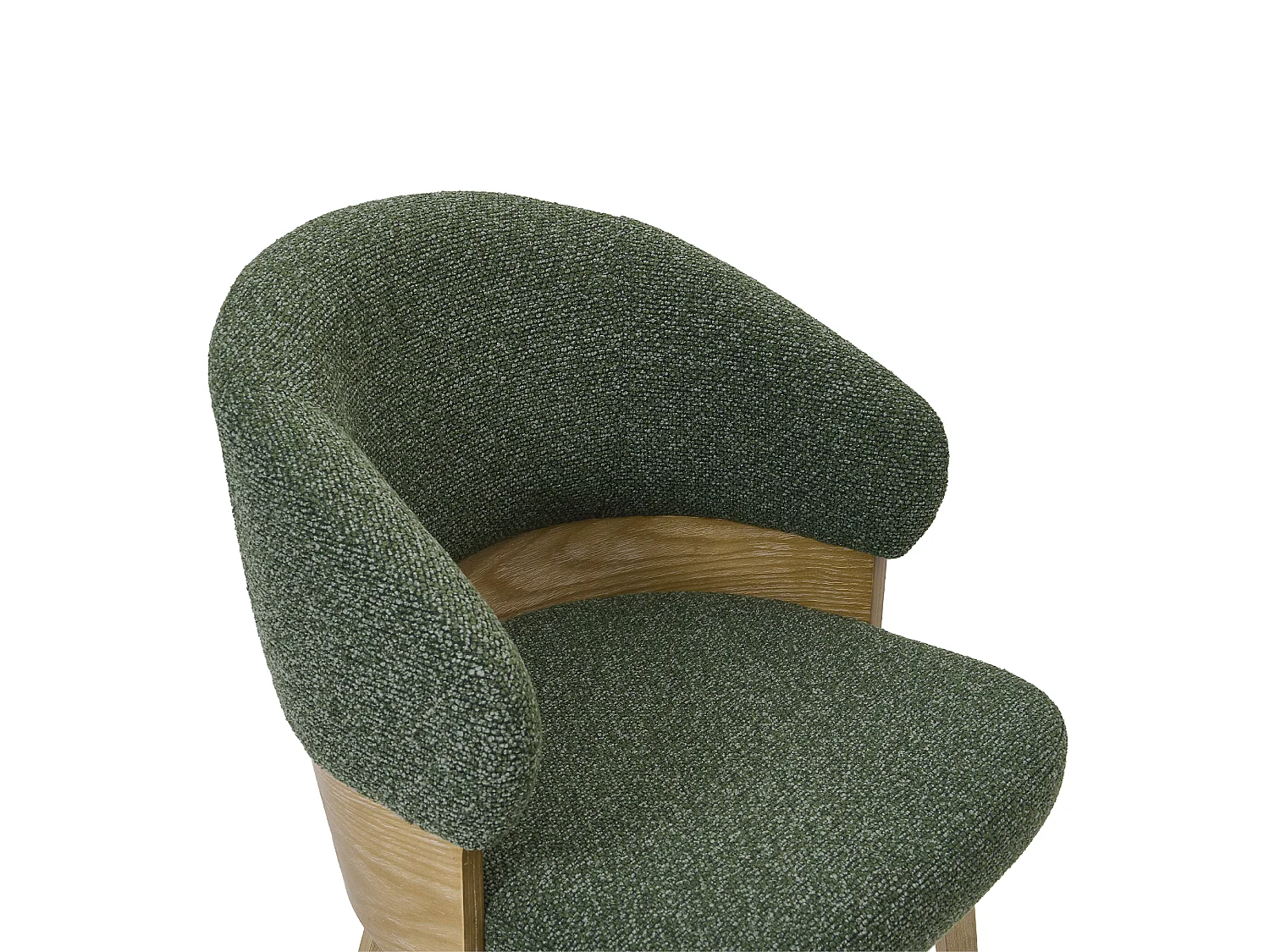 Chaise de salle à manger SERENE COCOON en contreplaqué et tissu 57x61,5x80,5