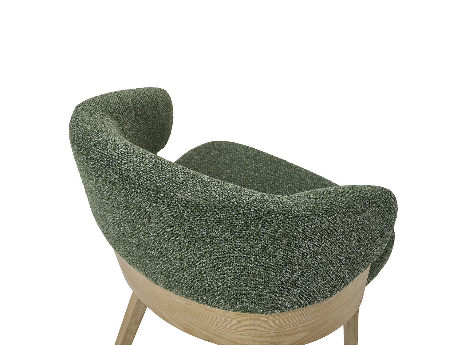 Chaise de salle à manger SERENE COCOON en contreplaqué et tissu 57x61,5x80,5