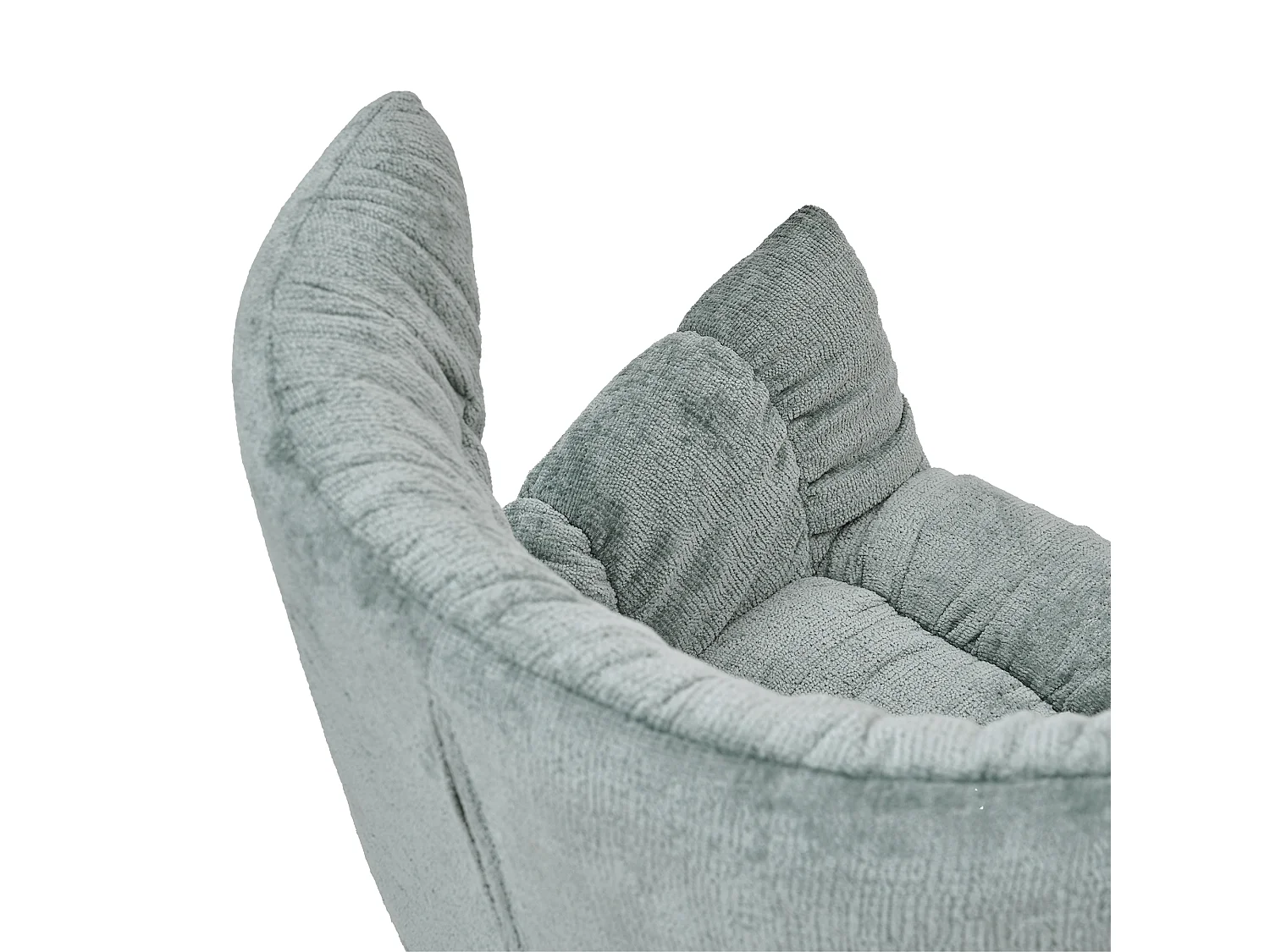 Chaise de salle à manger HAVEN en métal et tissu 66x65x89 (lot de 2)
