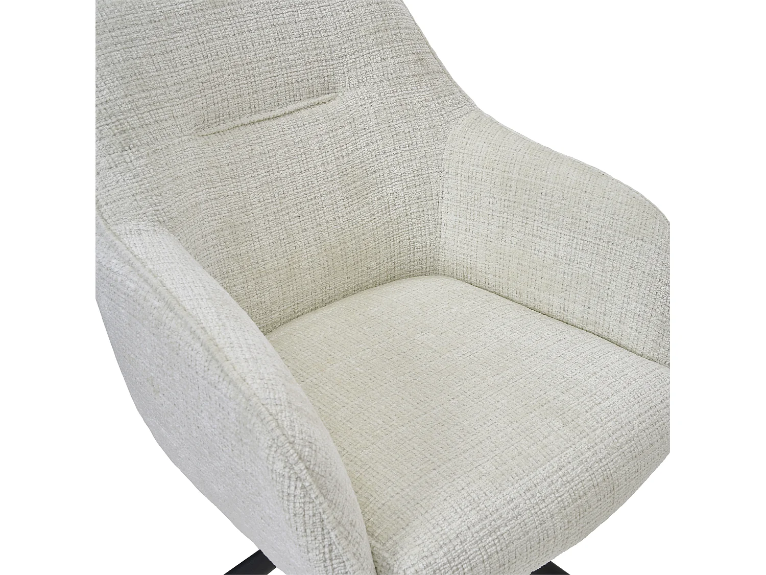 Chaise de salle à manger AURA en métal et tissu 67x62x89 (lot de 2)