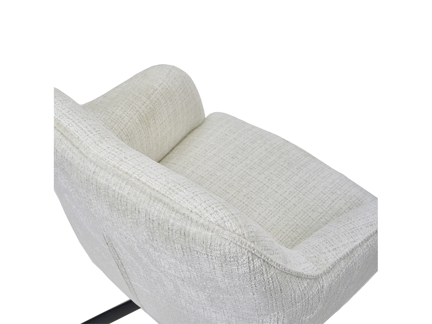 Chaise de salle à manger AURA en métal et tissu 67x62x89 (lot de 2)