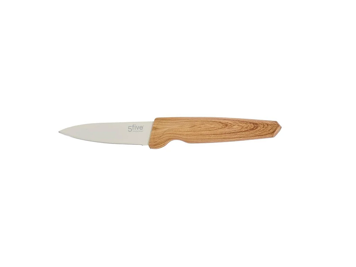Coffret 4 Couteaux & 1 Éplucheur "Harmony" 36cm Beige
