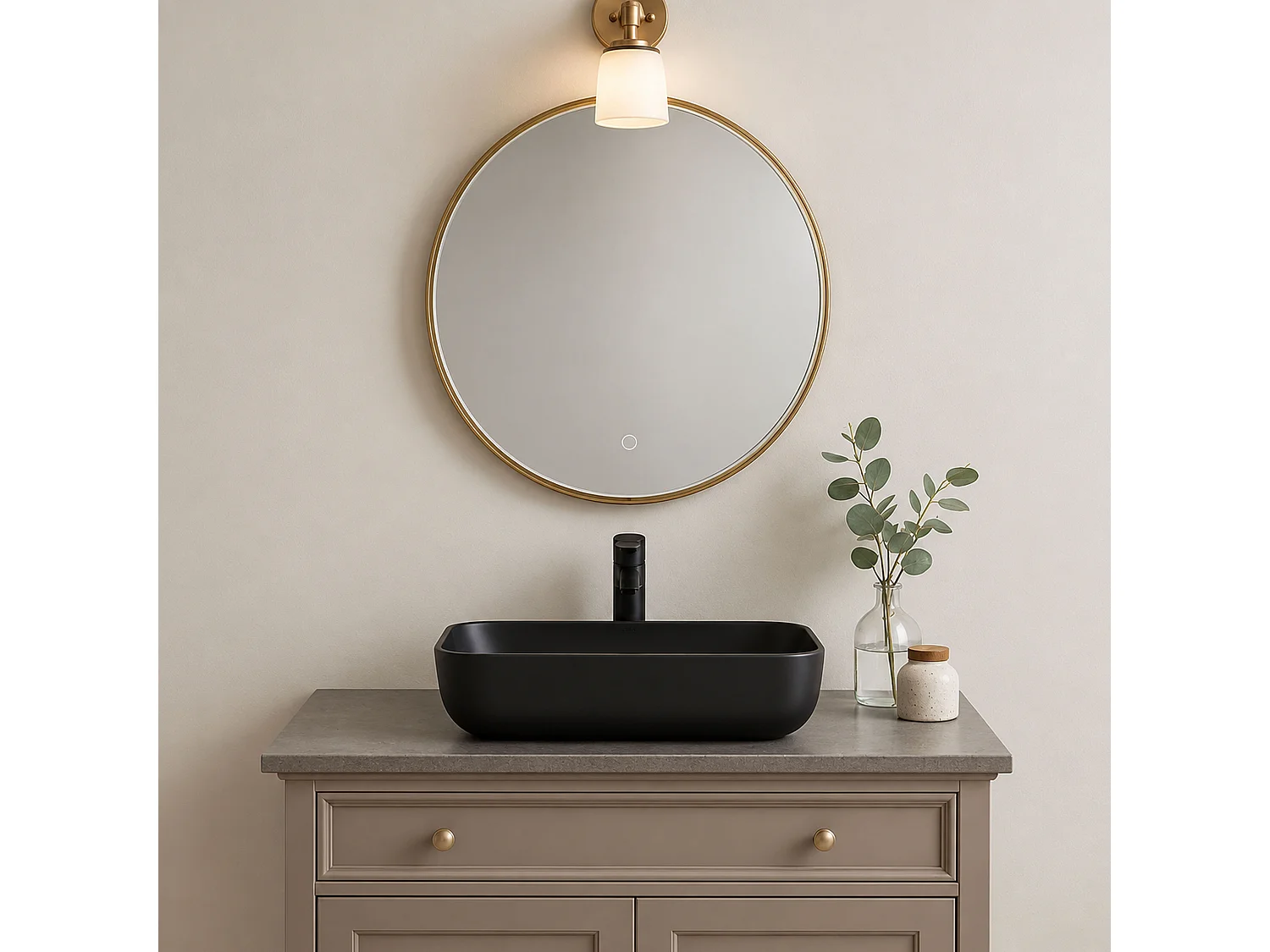 Miroir de salle de bain 60 cm Switch
