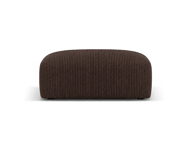 BONS Hocker braun POSO 6 Cordstoff modern bequem fürs Wohnzimmer
