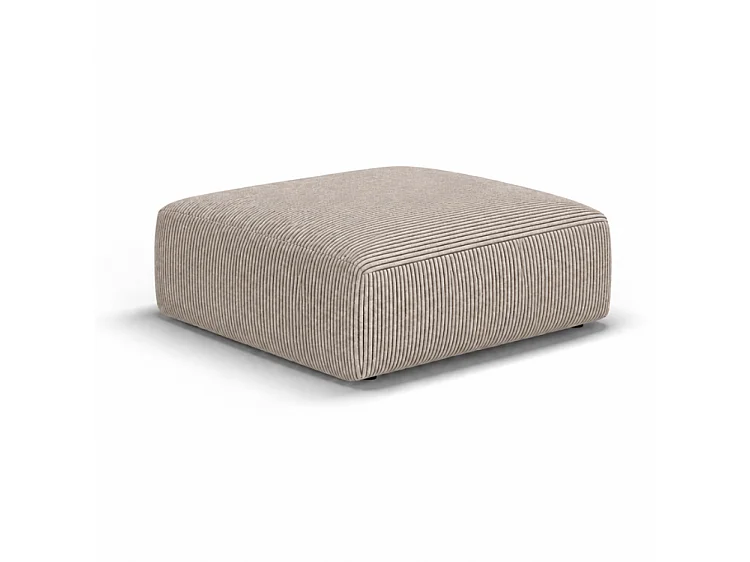 BONS Hocker beige POSO 2 Cordstoff modern bequem fürs Wohnzimmer