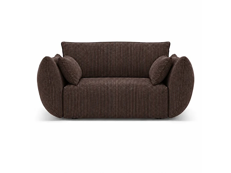 BONS modularer Sessel braun POSO 6 Cordstoff modern bequem fürs Wohnzimmer